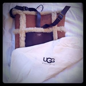 UGG LEATHER TOTE BAG